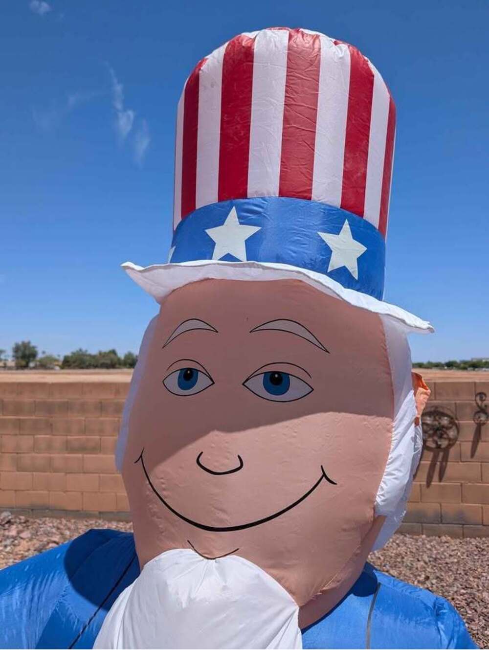 Uncle Sam Inflatable Yard Decoration - Picture 3 of 9